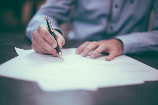 Paperwork and financial admin