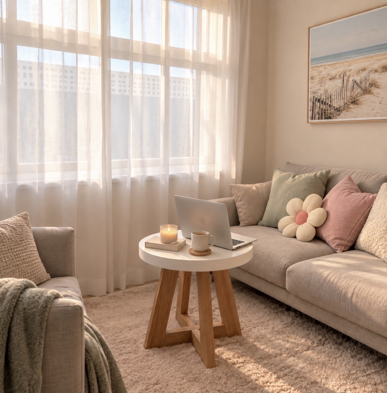 Calm, welcoming counselling room